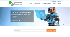 Desktop Screenshot of professionaldevelopment.ie
