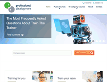 Tablet Screenshot of professionaldevelopment.ie